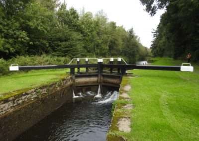 Upper section of the double lock at Ballykeenan on the river Barrow