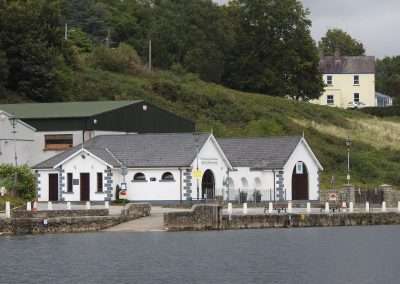 Graiguenamanagh rowing club on the river Barrow