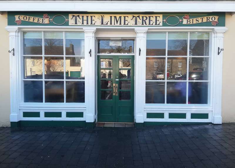 Shop front of The Lime Tree in Castlecomer, county Kilkenny, Ireland